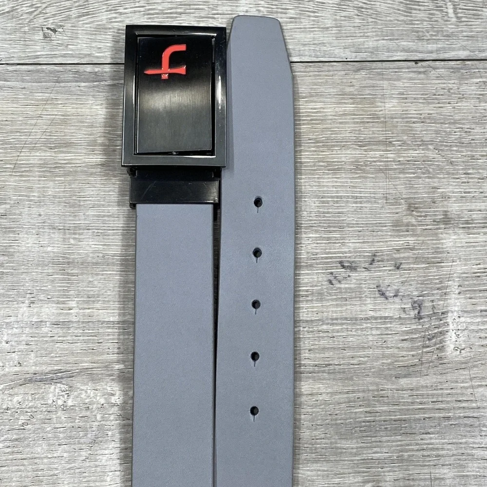 Short Par 4‎ Belt Mens S/M Adjustable Synthetic Strap Black Plate Buckle Casual